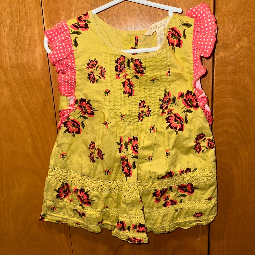 Matilda Jane Top & Matching Headband Size 4